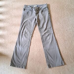Smart Set Jeans Boot Cut Womens Size 11 Y2K 90's Grey Taupe Colour Stretch Denim